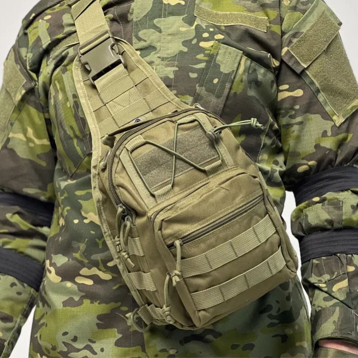 Чоловіча сумка тактична з кордури, Сумка чоловіча брезентова military, Сумки VC-232 чоловічі тактичні