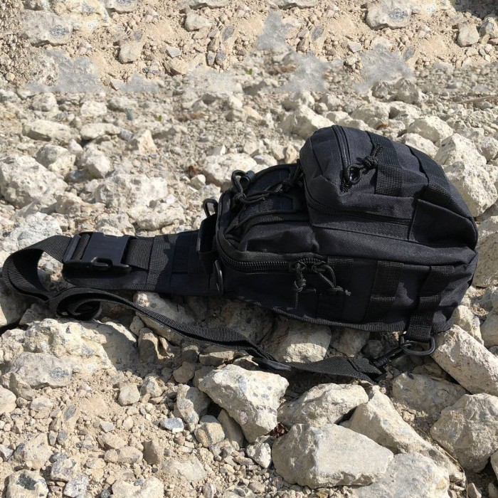 Тактична сумка на груди, Сумка через плече військова барсетка для прихованого носіння пістолета SK-65