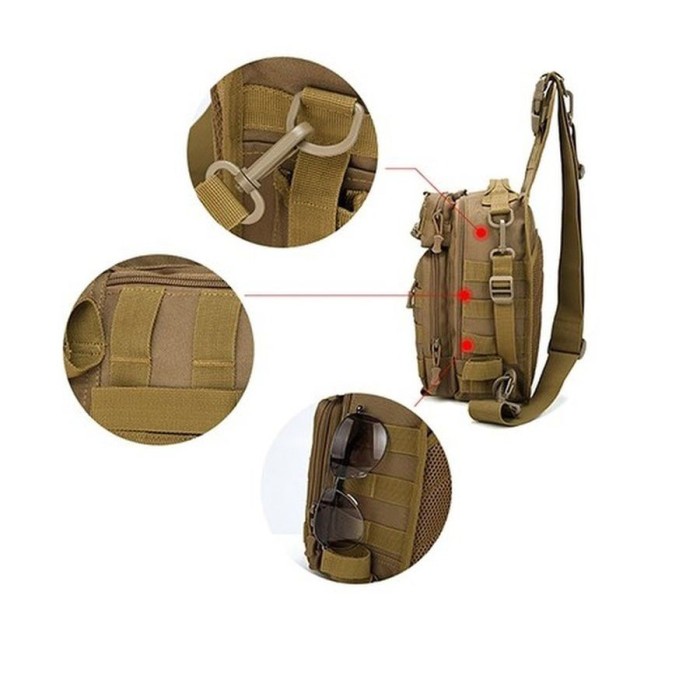 Чоловіча сумка кроссбоді, Тактична армійська сумка через плече, Чоловічі сумки через плече NX-87