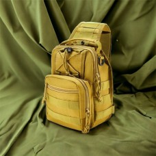 Сумка для прихованого носіння пістолета, Чоловіча сумка-слінг тактична плечова, Тактичний месенджер HT-19