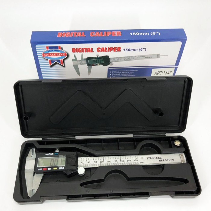 Digital caliper 150mm, Електронний штангенциркуль 150мм з дисплеєм, Штангенциркуль 150мм AV-22