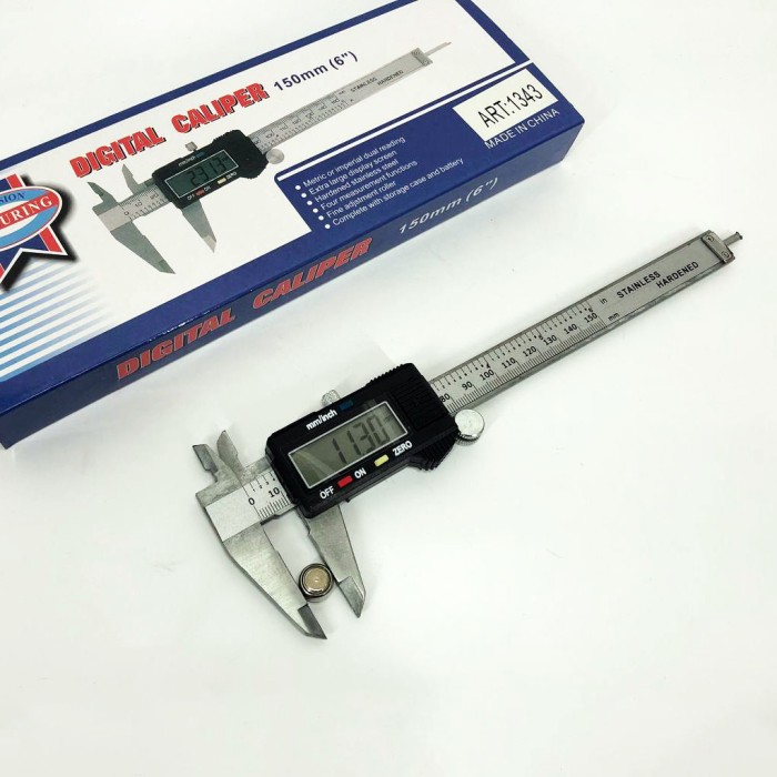 Digital caliper 150mm, Електронний штангенциркуль 150мм з дисплеєм, Штангенциркуль 150мм AV-22