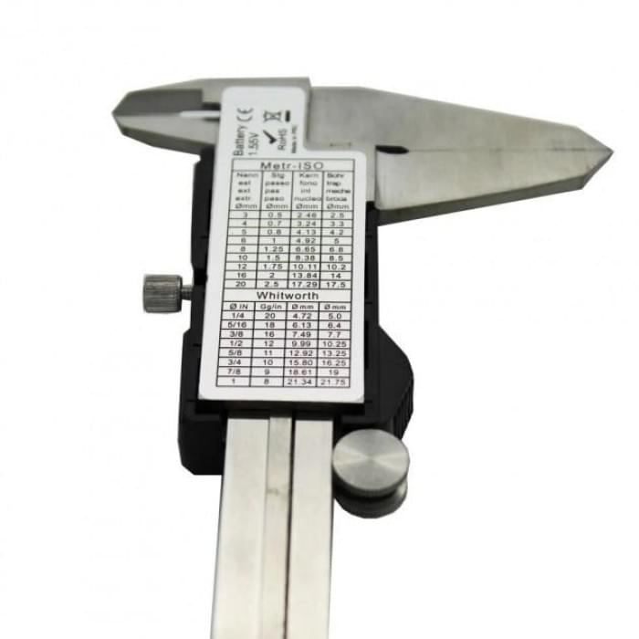 Електронний штангенциркуль 150мм з дисплеєм Digital Caliper 0-150 мм, Цифрові BD-467 електронні штангенциркулі