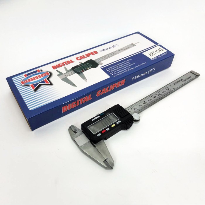 Електронний штангенциркуль 150мм з LCD дисплеєм, Електронний штангенциркуль з LCD мікрометр у кейсі XA-35