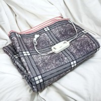 Електрична плед ковдра Electric Blanket 150х170см, Односпальне електричне простирадло VO-950 для пенсіонерів