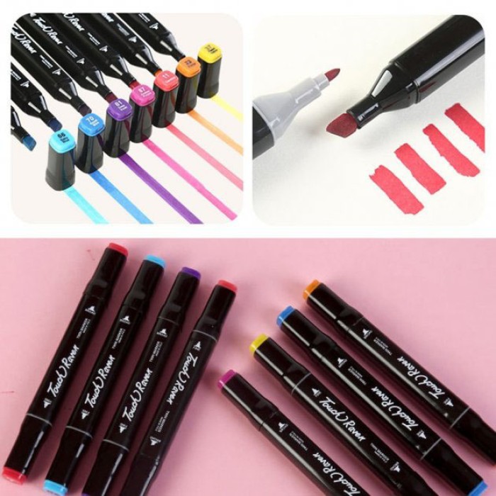 Маркери для дітей 80, Набір маркерів для художника Маркер скетчінгу двосторонній RF-53