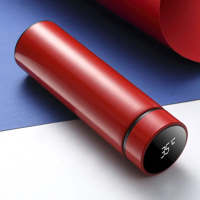 Термокухоль з вакуумною ізоляцією, Розумний термос із екраном, Термос для чаю топ OM-25