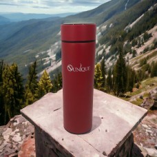 Термос з датчиком температури на подарунок UNIQUE UN-1006 500мл, Термос у вигляді пляшки ER-52