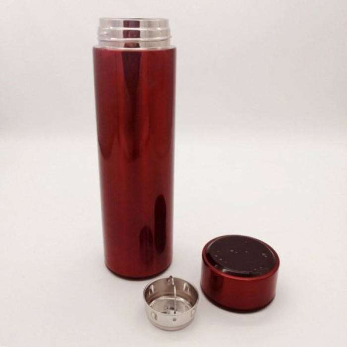 Термос з датчиком температури на подарунок UNIQUE UN-1006 500мл, Термос у вигляді пляшки ER-52