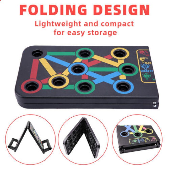 Упори для віджимання вправи Foldable Push Up, Платформа для тренування м'язів, Підставки CM-718 для віджимання