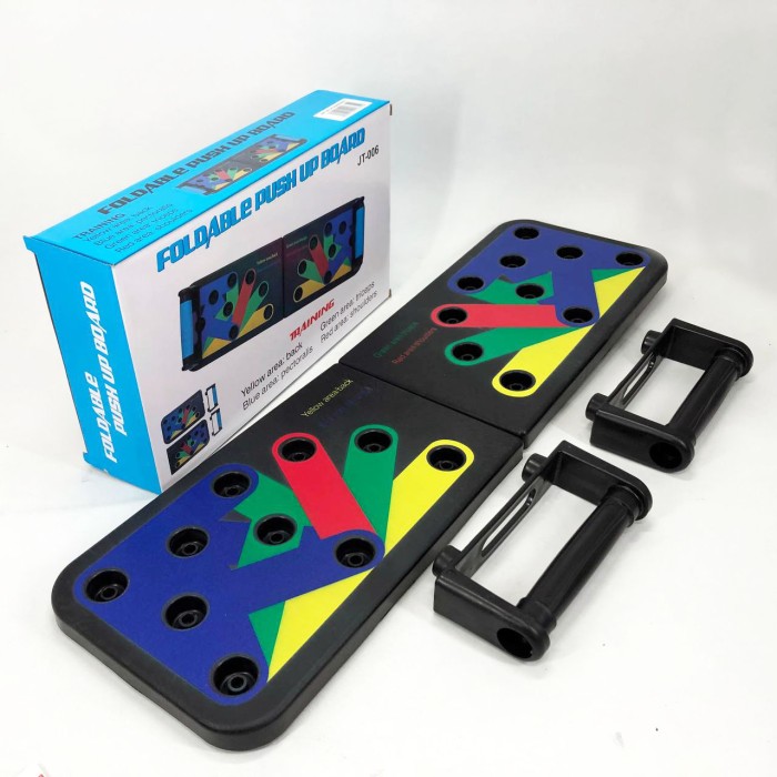 упор для віджимання для преса Foldable Push Up, Дошка на всі групи м'язів, Ручки DQ-584 для віджимань