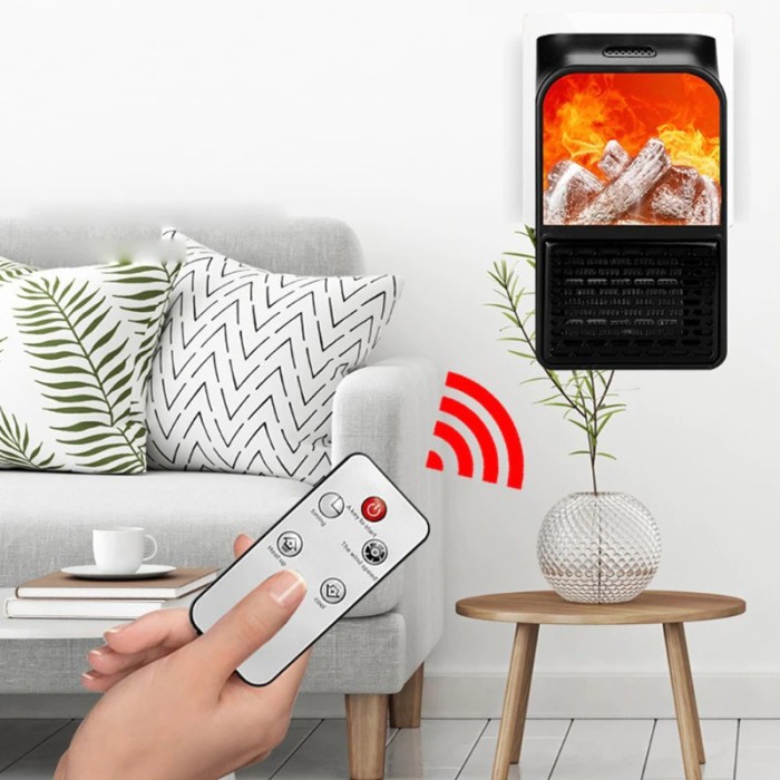 Тепловентилятор Flame Heater 1000 Вт, Тепловентилятор дуйка портативний, AH-857 Дуйчик мініатюрний