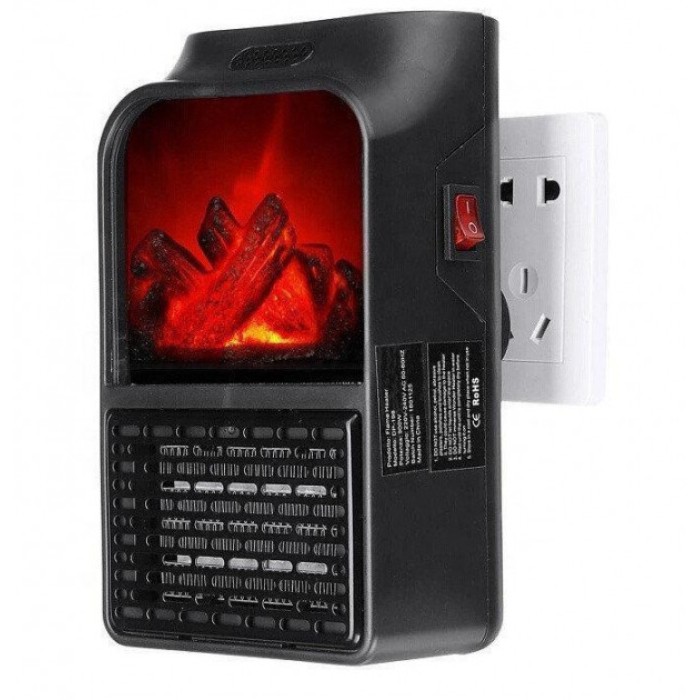 Обігрівач для дому Flame Heater 1000 Вт, Настільний обігрівач для дому, Електричний обігрівач JW-137 для офісу
