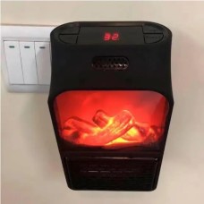 Настільний обігрівач для дому Flame Heater 1000 Вт, Тепло-вентилятор, Електричний обігрівач BU-481 для офісу