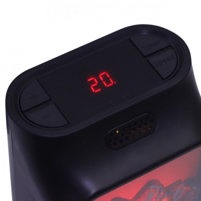 Настільний обігрівач для дому Flame Heater 1000 Вт, Тепло-вентилятор, Електричний обігрівач BU-481 для офісу