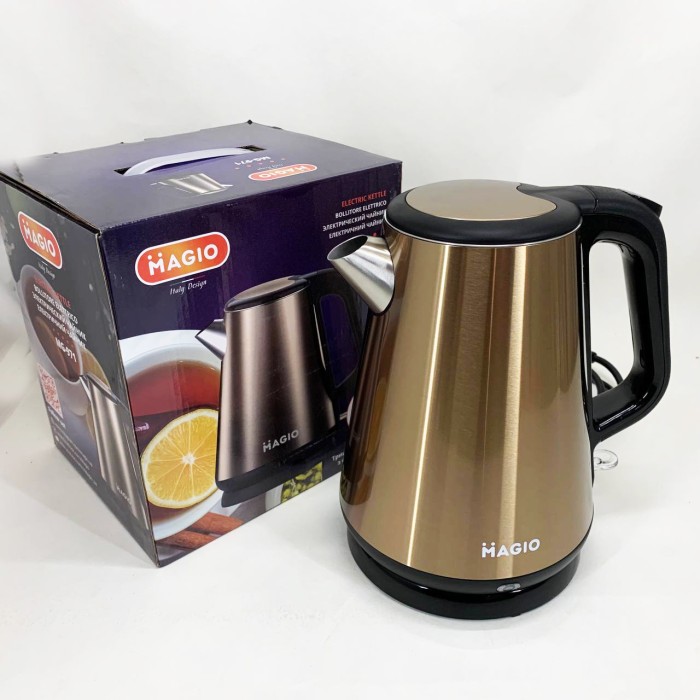 Стильний електричний чайник, Бездротовий електричний чайник, Електрочайники металеві для дому IV-82