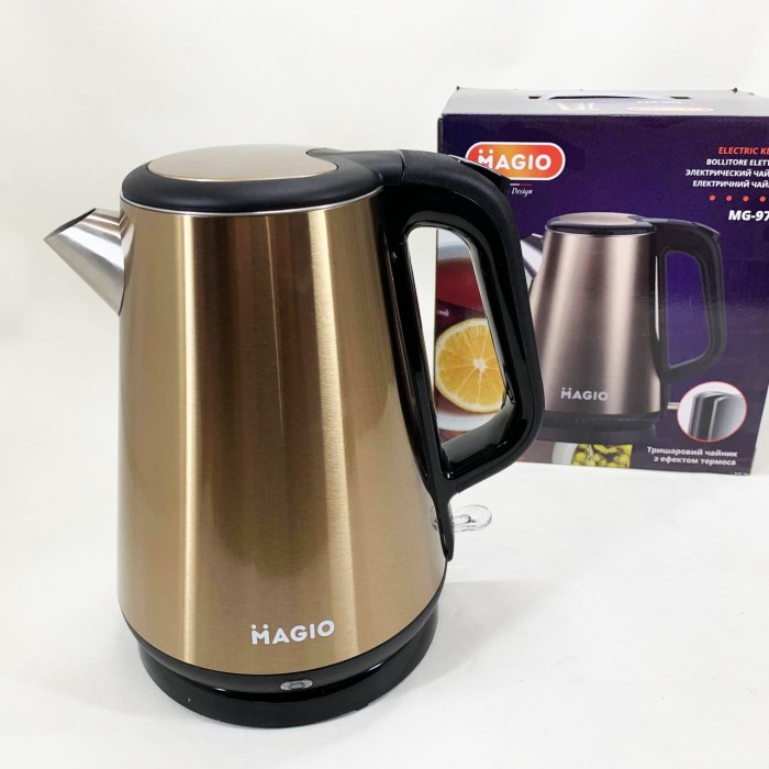 Стильний електричний чайник, Бездротовий електричний чайник, Електрочайники металеві для дому IV-82