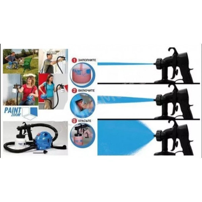 Пістолет фарборозпилювач PAINT, Фарбопульт електричний будівельний, Електричний розпилювач фарби DW-85