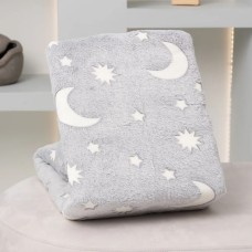 Дитяче покривало день-ніч Blanket kids Magic Star 150х100 см, Плед що світиться, із зірками IV-83