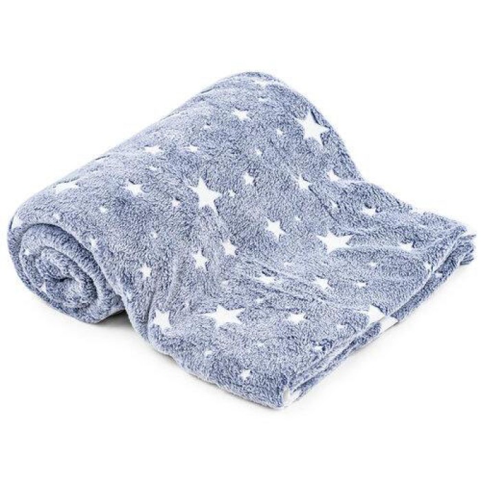 Дитяче покривало день-ніч Blanket kids Magic Star 150х100 см, Плед що світиться, із зірками IV-83