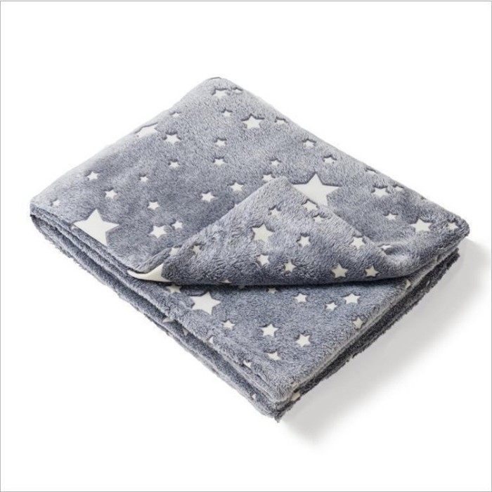 Покривало що світиться вночі Blanket kids Magic Star 150х100 см, Покривало з візерунками AK-368 що світяться