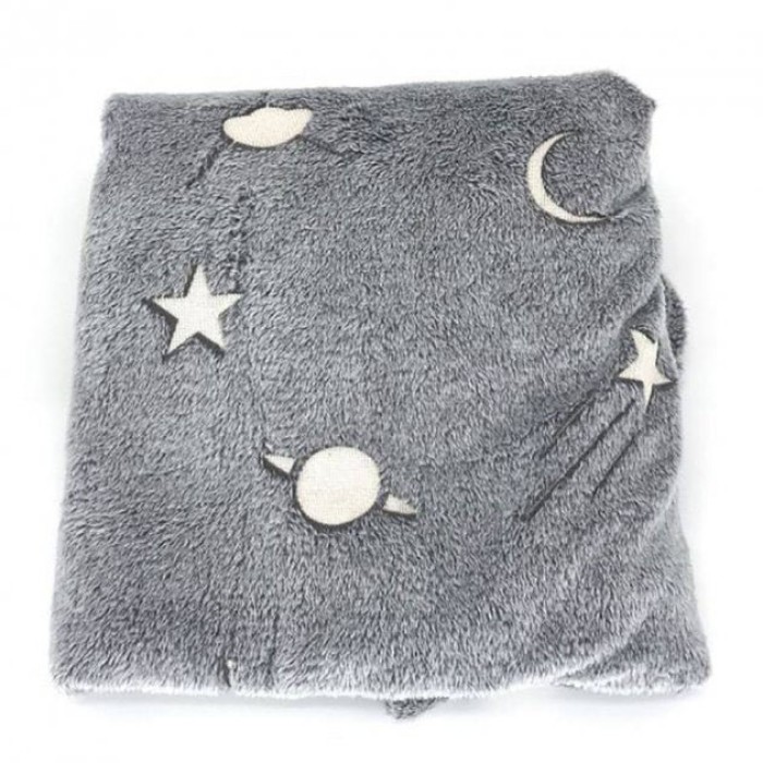 Ковдра-покривало що світиться Blanket kids Magic Star 150х100 см, яка світиться в темряві LV-69