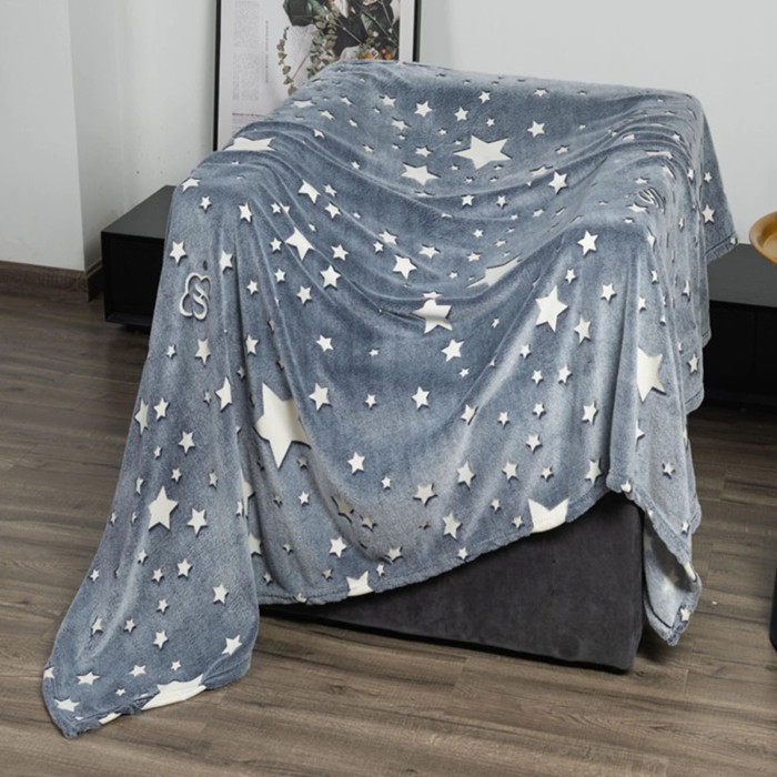 Плед покривало ковдра ковдра що світиться день-ніч зірка Blanket kids Magic Star EN-707 150х100 см