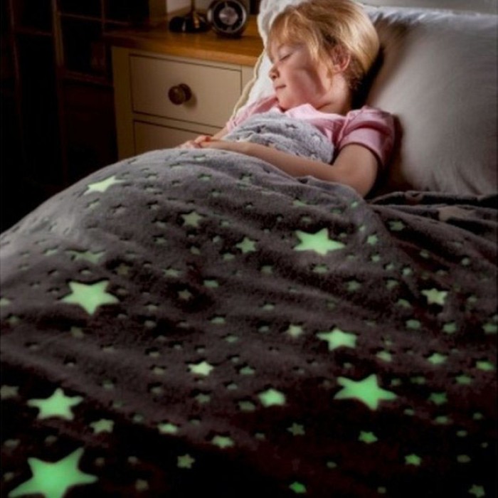 Плед покривало ковдра ковдра що світиться день-ніч зірка Blanket kids Magic Star EN-707 150х100 см