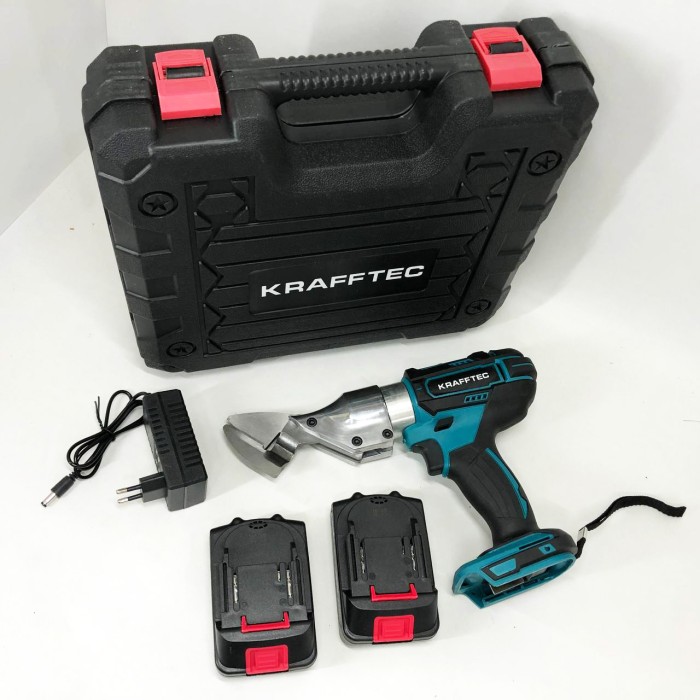 Електричні ножиці ножиці Krafftec DJS130R, Ножиці бляхаря для металу прямі GV-12