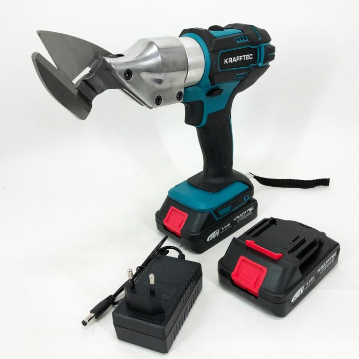 Електричні ножиці ножиці Krafftec DJS130R, Ножиці бляхаря для металу прямі GV-12