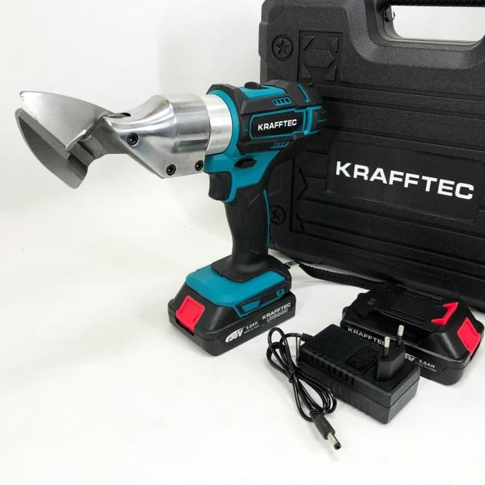 Висічні ножиці по металу металу Krafftec DJS130R, пластику, Ножиці по металу, Поздовжнє DK-766 різання металу