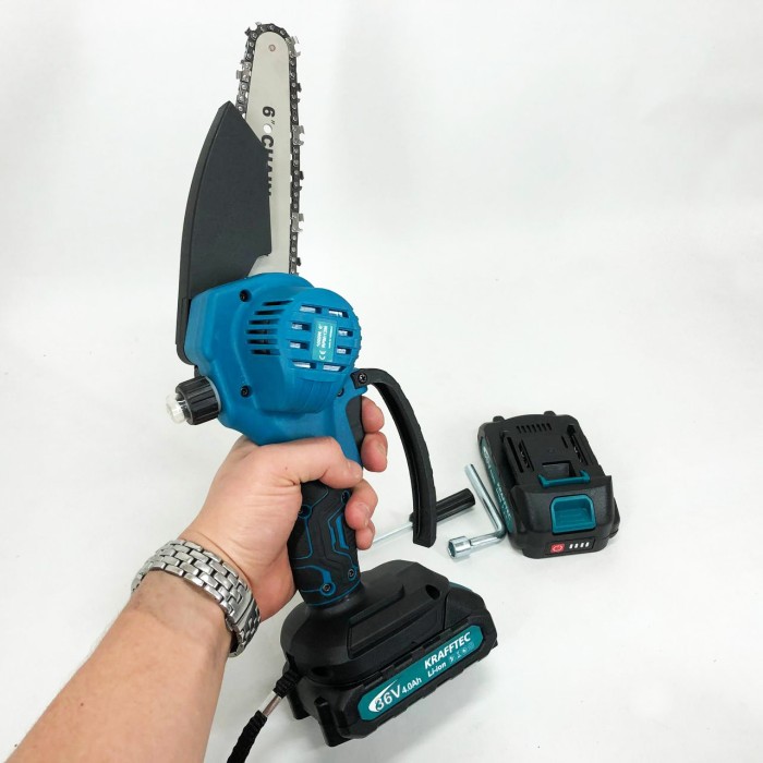 Акумуляторна ланцюгова пила з акумуляторною зарядкою, Ручна пила з акумуляторним приводом MC-92