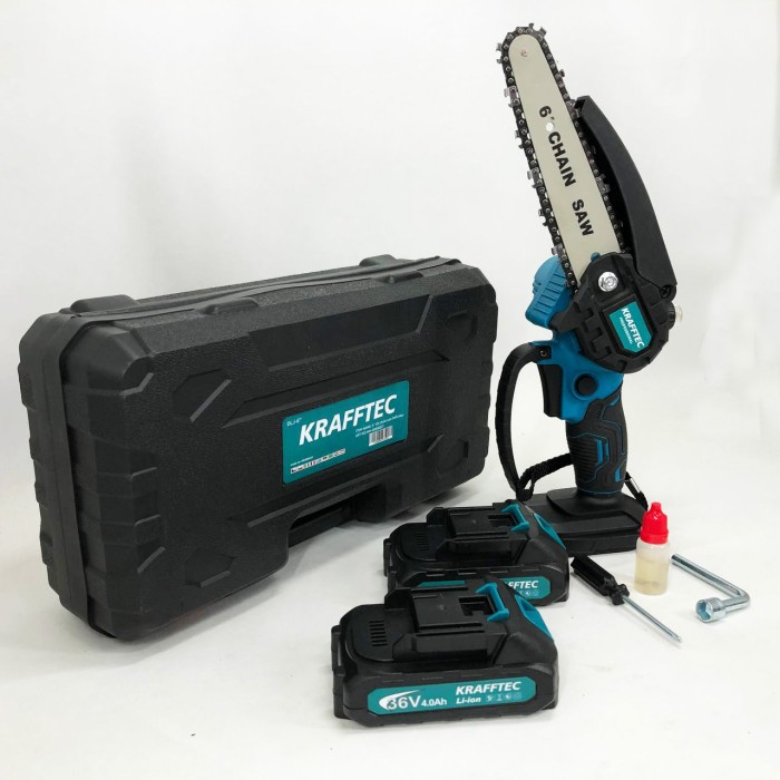 Ручна акумуляторна пила для різання гілок Krafftec 15 см, Акумуляторна пила для IV-107 точної роботи