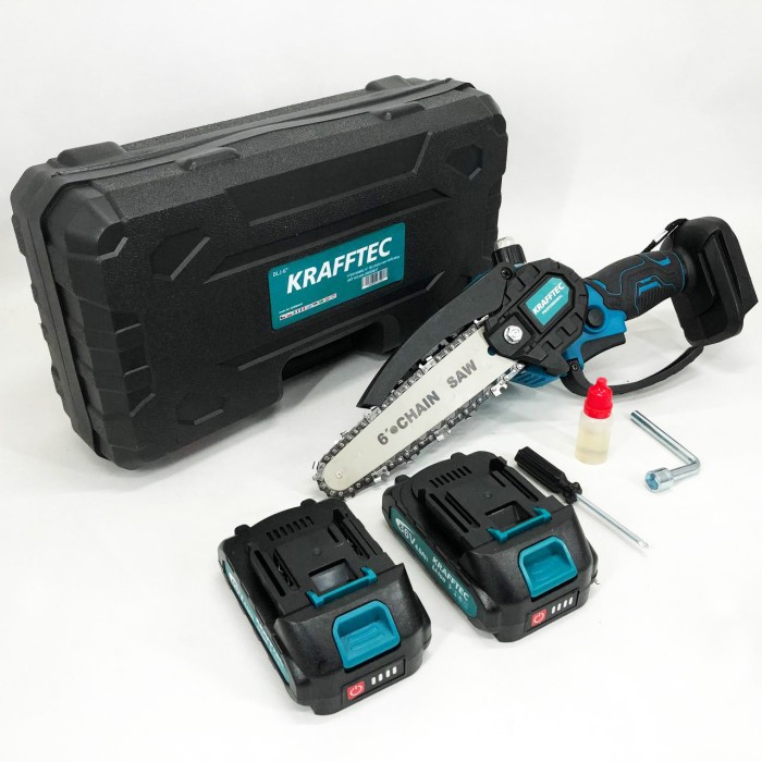 Ручна акумуляторна пила для різання гілок Krafftec 15 см, Акумуляторна пила для IV-107 точної роботи