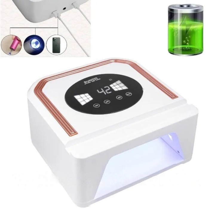 Лампа для сушки нігтів манікюр UV LAMP SUN Y31, Професійна лампа для нігтів CS-177 з таймером