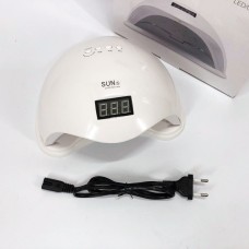 Лампа SUNUV SUN 5 PLUS 48W WHITE UV/LED для полімеризації, Професійна лампа для нігтів з таймером