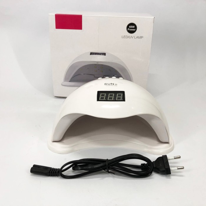 Сушарка для звичайного лаку для нігтів SUNUV SUN 5 PLUS 48W, База для нігтів Проф сушка WD-51