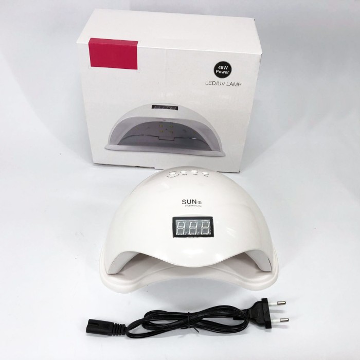 Сушарка для звичайного лаку для нігтів SUNUV SUN 5 PLUS 48W, База для нігтів Проф сушка WD-51