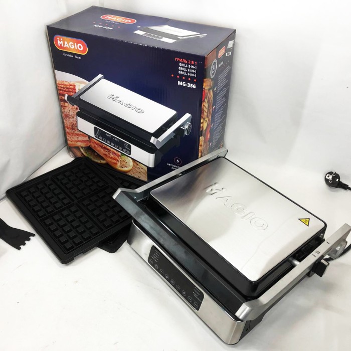 Електричний гриль для квартири, Настільний гриль з притиском Бутербродниця сендвічниця OA-38