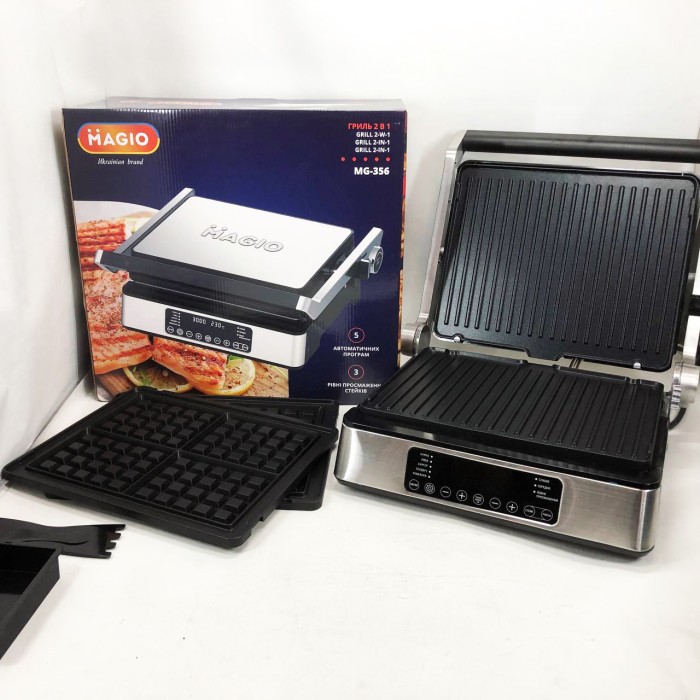 Електричний гриль для квартири, Настільний гриль з притиском Бутербродниця сендвічниця OA-38
