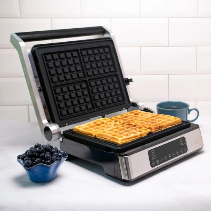 Електричний гриль для квартири, Настільний гриль з притиском Бутербродниця сендвічниця OA-38