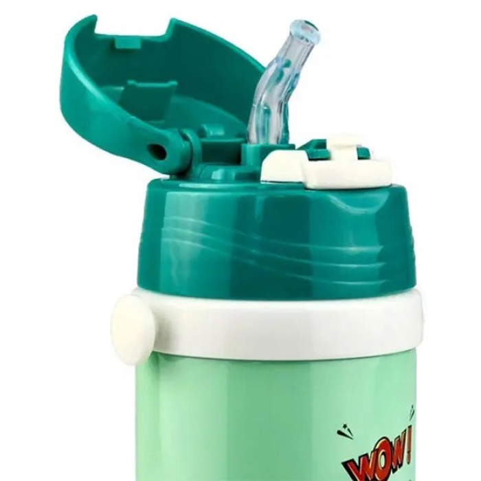 Термокружка вакуумна з поїлкою Magio, Термос для гарячого чаю, Термос для чаю помповий SA-55