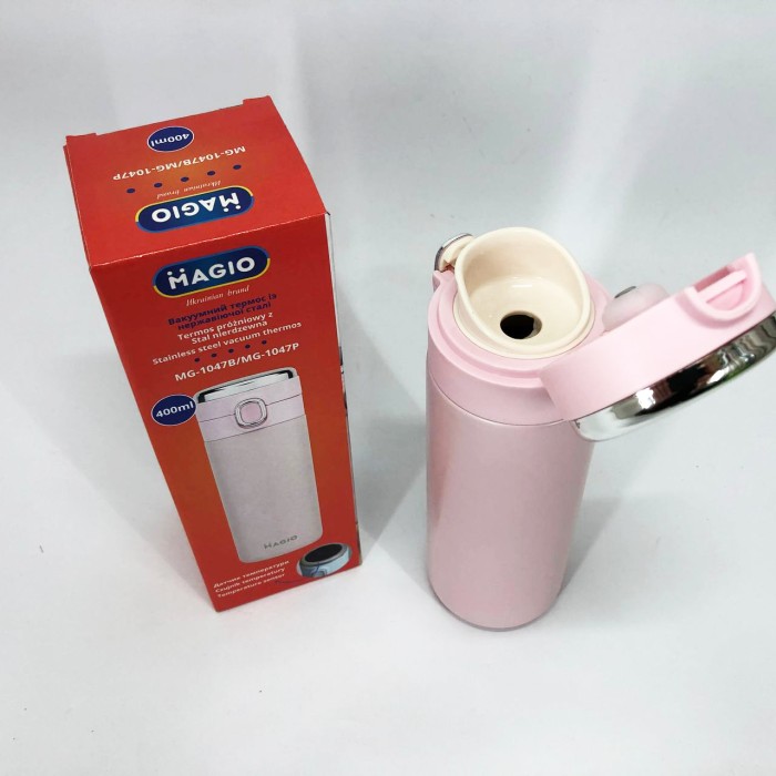 Універсальний якісний термос MG-1047P 400 мл, Термос з цифровим індикатором Дитячий розумний ZR-83