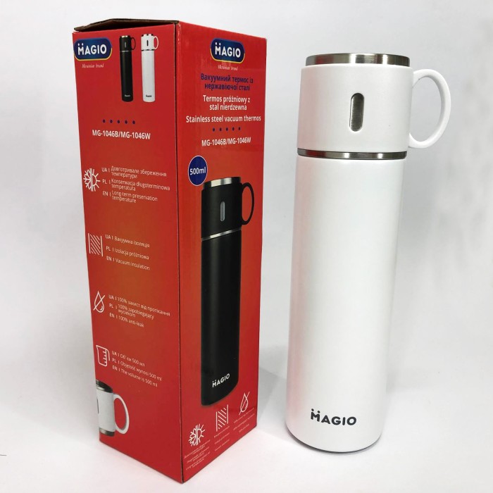 Термос для води MAGIO, Термоконтейнер для напоїв Побутовий термос домашній дому SK-66