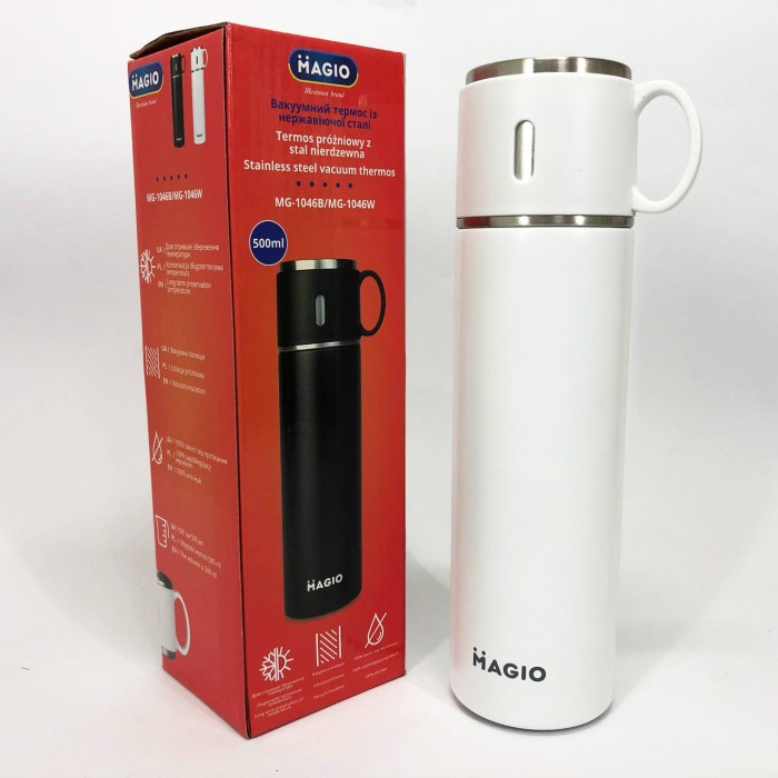 Термос для води MAGIO, Термоконтейнер для напоїв Побутовий термос домашній дому SK-66