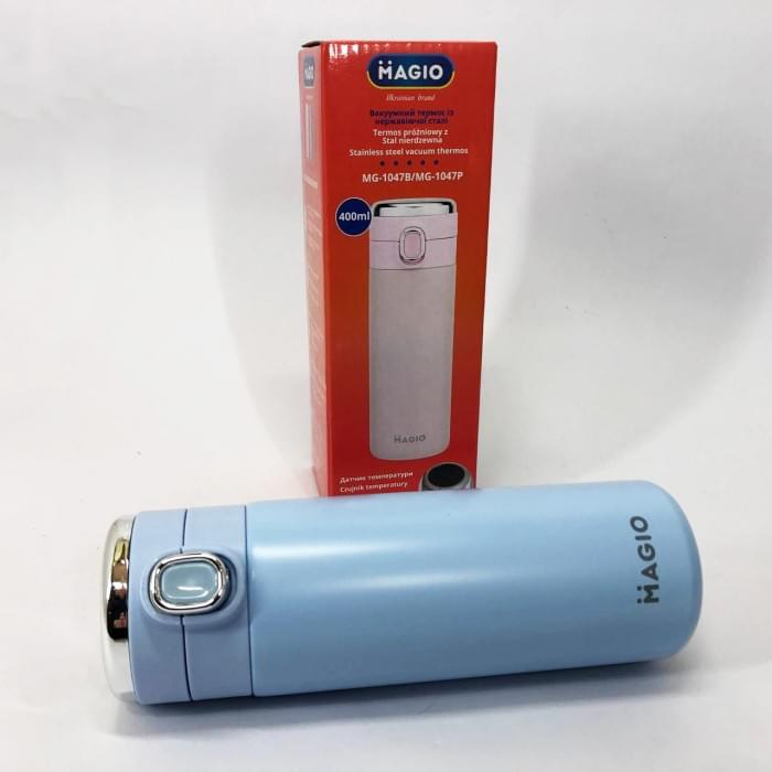 Фляга для пікніка MAGIO MG-1047B 400 мл, Термос з датчиком температури легкий, ZN-107 Гарний дітей