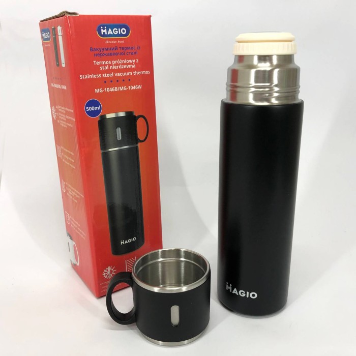 Термокружка для походу, Гарний невеликий термос, Якісний термос маленький Гарячий для чаю OZ-56