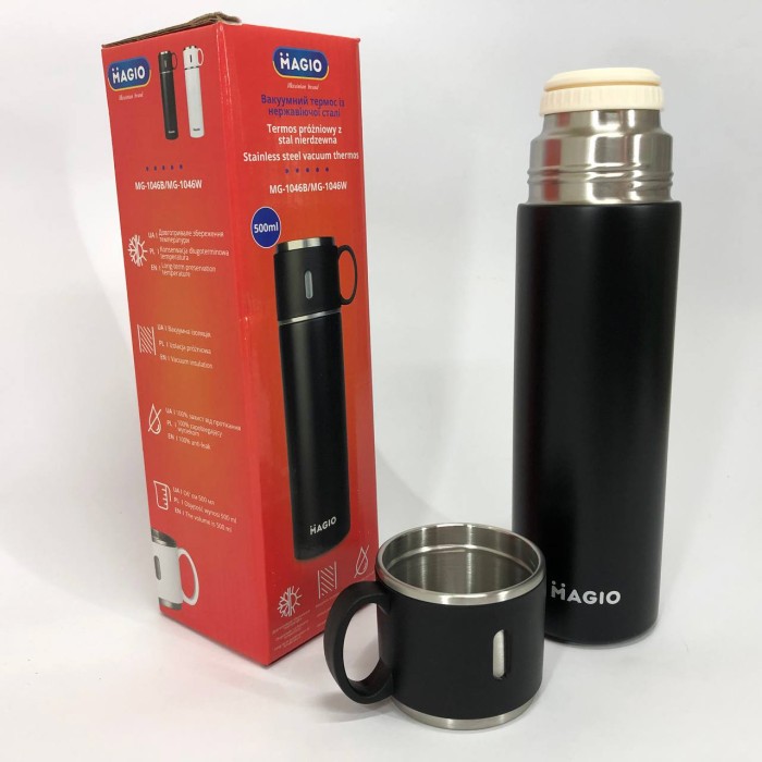 Термокружка для походу, Гарний невеликий термос, Якісний термос маленький Гарячий для чаю OZ-56