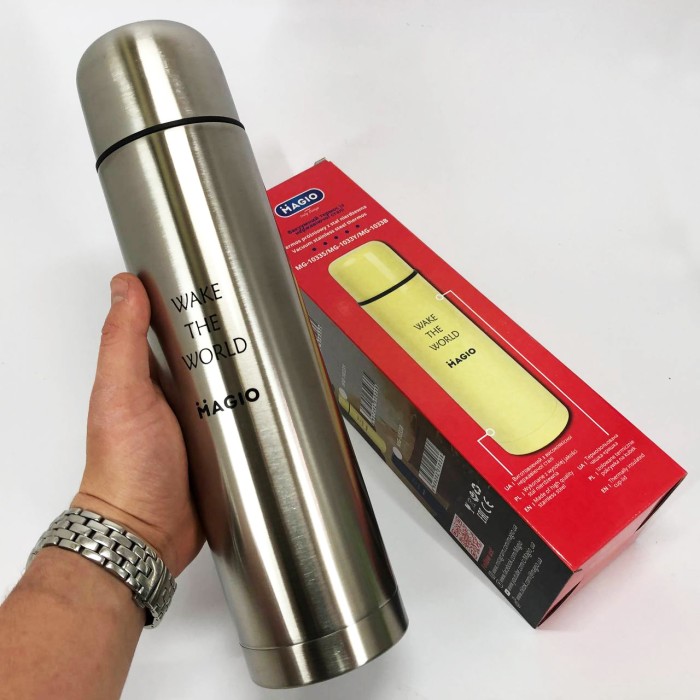 Термос для чаю топ MAGIO, Якісний термос для дому, Гарячий термос для чаю теплих напоїв DE-45