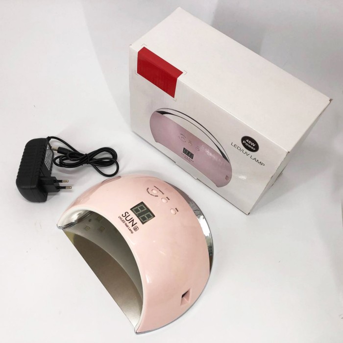 Лампа для сушіння нігтів UV LAMP Sun 6, Лед сушарка для нігтів, Led лампа для FM-757 сушіння гель-лаків
